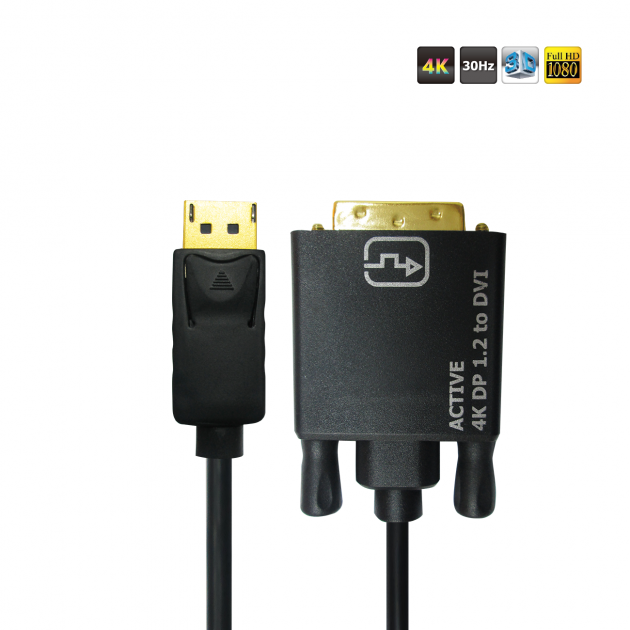 4K DP / MDP 1.2 Active Cable 1