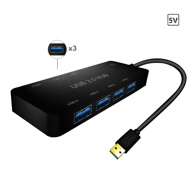 USB 3.0 to USB 3.0 AFx7 Converter (5V) 2