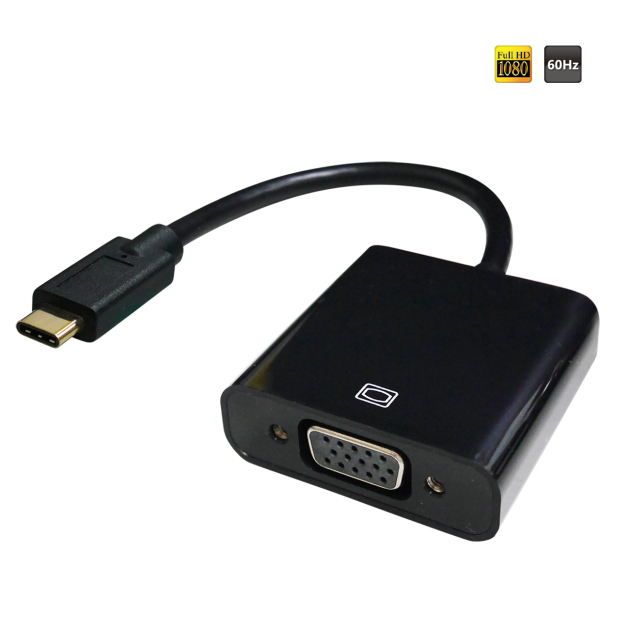 TYPE C to VGA with Audio Converter(1080P) 1