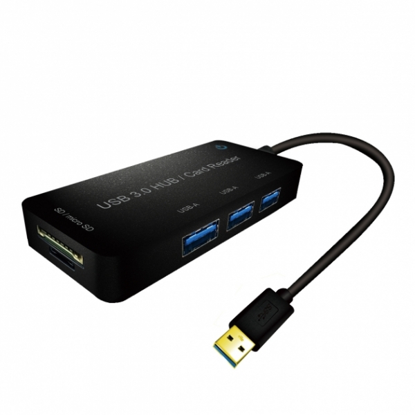 USB 3.0 to USB 3.0 AFx3 + SD/Micro SD Converter (5V)
