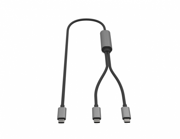 TYPE C TO 2 PORTS CHANGE CABLE 100W 1